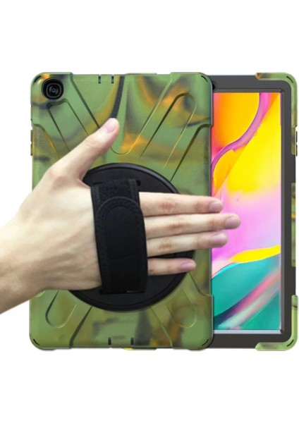 Samsung Galaxy T510 Tab A 10.1 Kılıf Amazing Tablet Kapak - Kamuflaj modelleri