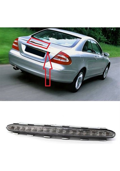 2098201056 2098200956 Yüksek Montajlı Fren Işığı Üçüncü Fren Işığı Mercedes-Benz C-Class W209 2002-2009 (Yurt Dışından) fiyatları
