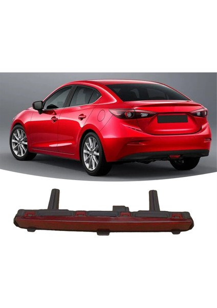 Araba Yüksek Montaj LED 3 Üçüncü Fren Işığı B45A-51-580A Mazda 3 Sedan 2014-2018 Arka Fren Durdurma Lambası B45A51580A (Yurt Dışından) modelleri