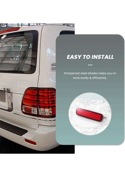 Araba LED Arka Tampon Reflektörü Fren Işık Kuyruğu Toyota Land Cruiser 100/CYGNUS LX470 Için Lamba (Yurt Dışından) fırsatları