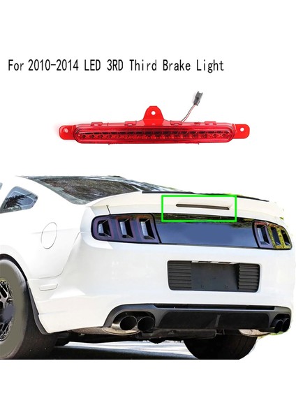 LED 3 Üçüncü Fren Işığı Ford Mustang Için Yüksek Montaj Fren Işığı 2010-2014 TZOA008-EHS1 AR3Z13A613A Kırmızı (Yurt Dışından) indirimleri