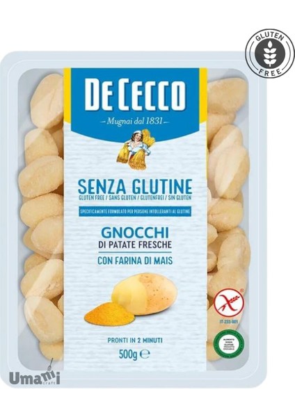 Glutensiz Gnocchi Di Patate 500 gr
