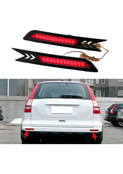 Honda Için Arka Tampon Reflektör Işığı 2011 2011 LED Kuyruk Işığı Freni Durdurma Lambası Aksesuarları (Yurt Dışından) modelleri