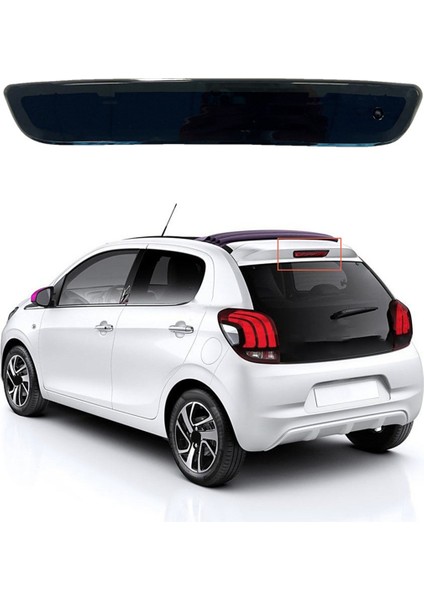 Araba Üçüncü Fren Lambası Yüksek Montajlı Fren Işığı Uyarı Işığı B000878980 Peugeot 108 Citroen C1 2014-2019 Siyah (Yurt Dışından) indirimleri