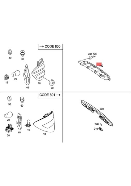 Araba 3 Üçüncü Fren Durdurma Işığı A2518201156 Mercedes Benz R/gl Sınıfı W251 X164 R500 R350 R320 GL450 Arka Fren Işığı (Yurt Dışından)