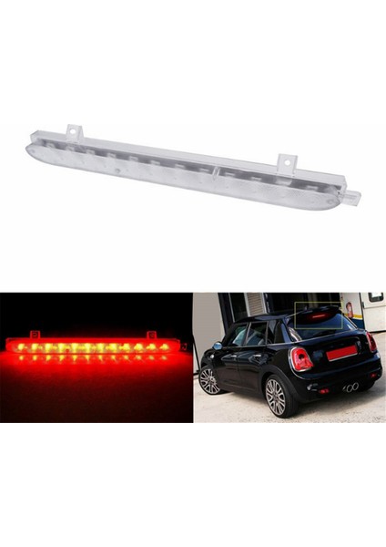 7297410 Araba Yüksek Montajlı Fren Işığı Mini F56 F55 2013-2019 Için Üçüncü Fren Işığı Gösterildiği Gibi (Yurt Dışından) modelleri