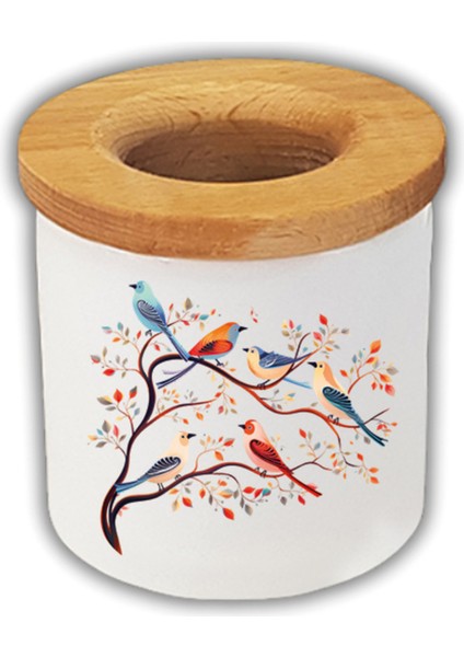 Dalda Kuşlar Baskılı Kalemlik