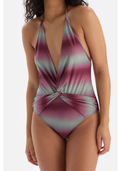 Bordo - Yeşil Derin V Mayo fırsatları