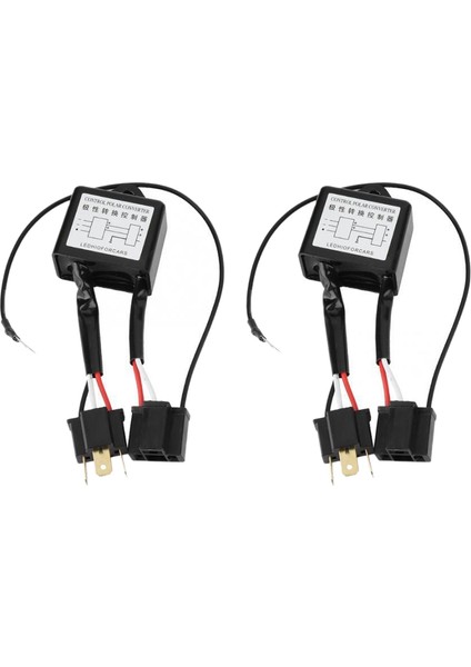 LED Far Polarite Dönüştürücü Arıza Eliminatör Araç Çözücü Hid H4 Xenon Lambası Pozitif ve Negatif Dönüştürücü-Beyaz (Yurt Dışından)
