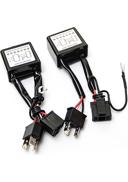 LED Far Polarite Dönüştürücü Arıza Eliminatör Araç Çözücü Hid H4 Xenon Lambası Pozitif ve Negatif Dönüştürücü-Beyaz (Yurt Dışından) modelleri