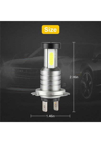 6x H7 LED Far Ampul Kiti Yüksek Düşük Işın 100W 30000LM Süper Parlak 6000K Beyaz (Yurt Dışından) modelleri