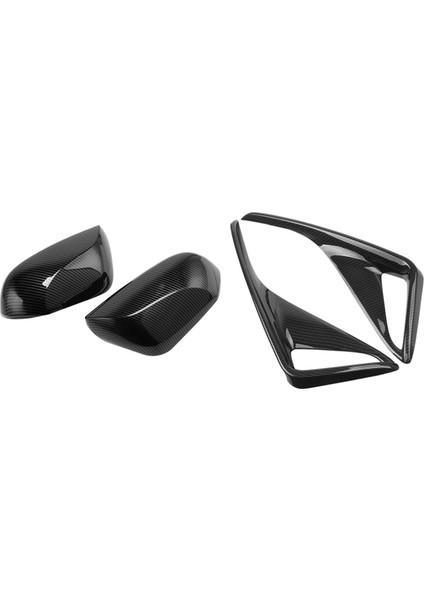 Toyota C-Hr Için 4 Pcs 2016-2018 Araç Aksesuarları 2 Adet Arka Sis Lambası Kapağı Döşeme ve 2 Adet Dikiz Yan Ayna Kapak Döşeme (Yurt Dışından)