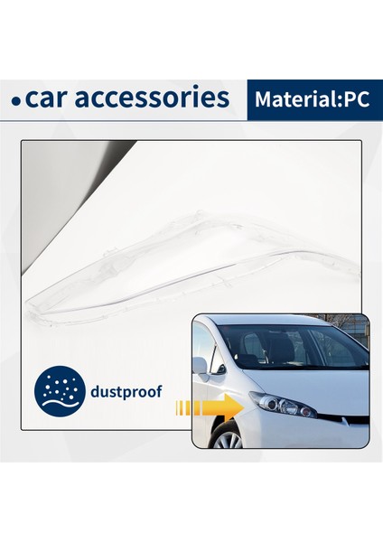 Araba Sağ Far Kabuk Lambası Gölgesi Şeffaf Lens Kapak Toyota Wish 2009-2015 Için Far Kapağı (Yurt Dışından) indirimleri