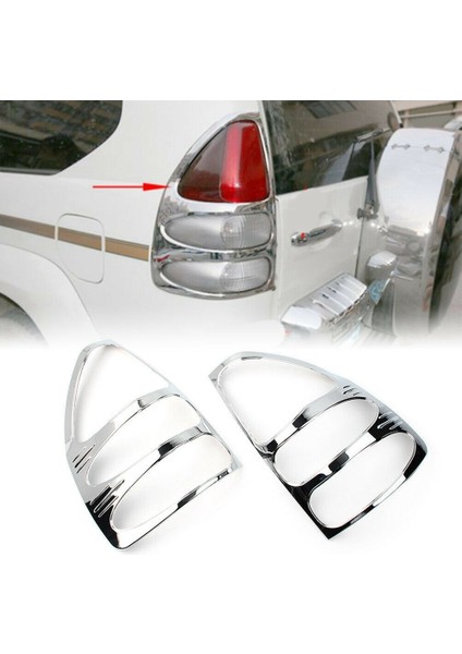 Toyota Prado FJ120 2003-2009 Için Araba Otomatik Arka Arka Lamba Kapağı Trim Aksanı (Yurt Dışından) fiyatları