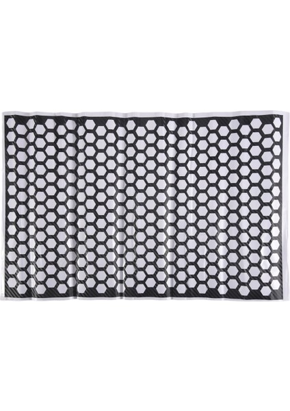 Araba Arka Kuyruk Işık Lamba Çıkartmaları Petek Tipi Çıkartma Karbon Fiber Stili 48 x 30CM (Yurt Dışından)