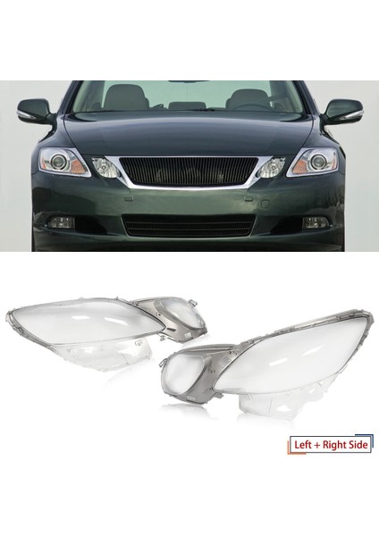 Sağ Araba Far Lens Kapağı Kafa Işık Lambası Gölge Kabuklu Oto Kabuk Kapağı Lexus GS300 GS430 GS450 2006-2011 (Yurt Dışından) indirimleri