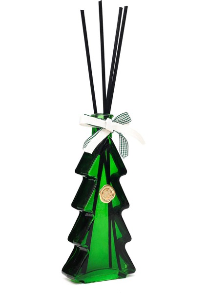 Yılbaşı Yeşil Çamağacı Cam Şişe Amber Wood Oda Kokusu modelleri