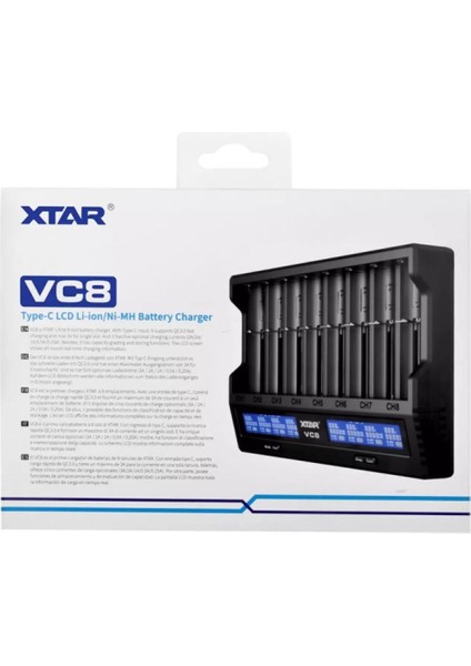 Vc8 Sekizli Li-Ion / Nı-Cd / Nı-Mh Pil Şarj Cihazı fırsatları