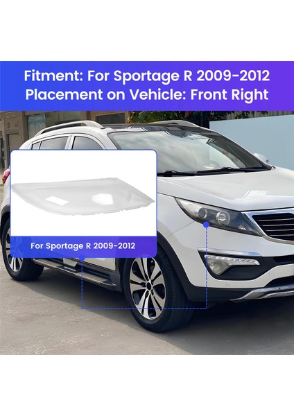 Kia Sportage R 2009-2012 Far Kapağı Araç Değiştirme Otomatik Kabuk (Yurt Dışından) fırsatları