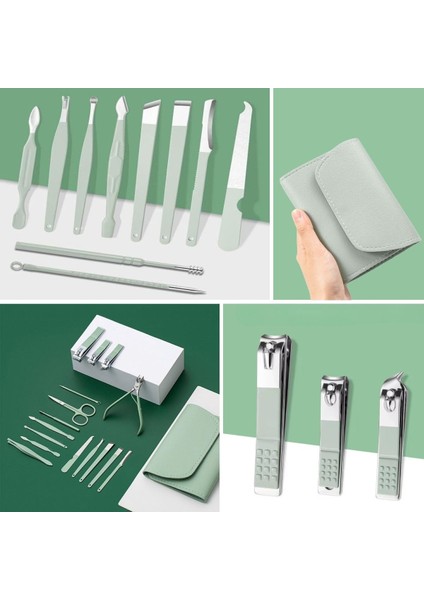 Buffer® Kendiliğininden Çantalı Seyahat Tipi 16 Parça Manikür Pedikür Seti -M11 fırsatları