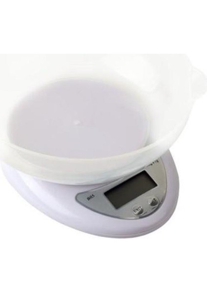 Hazneli LCD Ekran Hassas Ölçüm Sensörlü 5 kg Kapasite Dijital Mutfak Terazisi Tartısı fırsatları