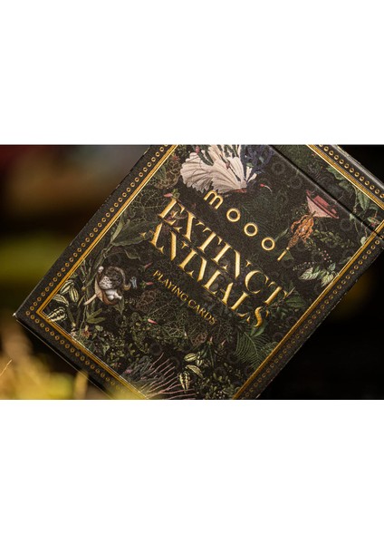 Mooı Extınct Anımals Oyun Kart