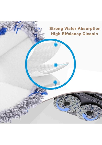 Ecovacs Için Aksesuarlar Deebot X1 Turbo /omni Robot Vakum Temizleyici Parçalar Fırçalar Fırça Hepa Filtre Paspası (Yurt Dışından) modelleri