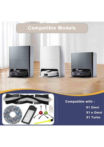 Ecovacs Için Aksesuarlar Deebot X1 Turbo /omni Robot Vakum Temizleyici Parçalar Fırçalar Fırça Hepa Filtre Paspası (Yurt Dışından) indirimleri