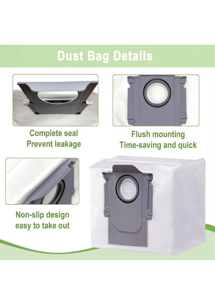 Xiaomi Roborock Için Q7 Q7+ Q7 Max Q7 Max+ Vakum Süpürge Ana Yan Fırça Hepa Filtre Mop Bez Torbaları Parçalar (Yurt Dışından) modelleri