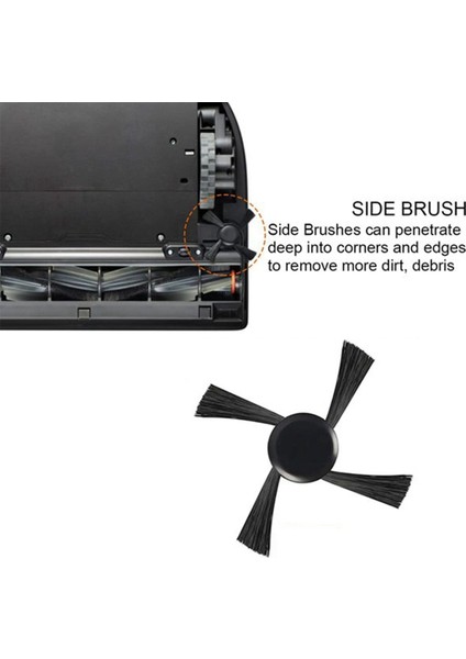 Neato Botvac D Serisi D3 D3 D4 D5 D6 D7 D9 D10 D70E D75 D80 D85 Robot Vakum Süpürge Yedek Yan fırça filtresi (Yurt Dışından) fırsatları