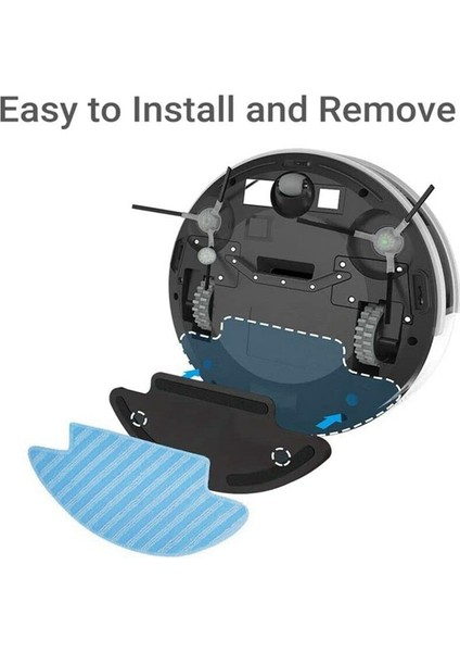 20PCS Lefant M210B M213S M210S M210 M213 Robotik Elektrikli Süpürge Mop Padleri Hepa Filtre Yan Fırçaları (Yurt Dışından) modelleri