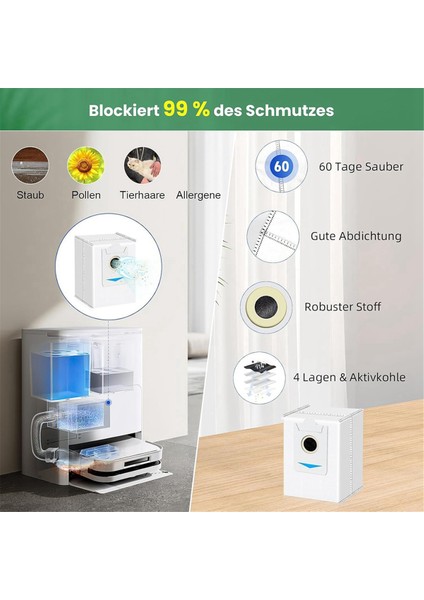 Ecovacs Deebot X5 Omnı Robot Vacum Seğerleri Ana Sınak Fırch Hepa Filtre Mop Bez Torbaları Yedek Yedek Parçalar (Yurt Dışından) modelleri