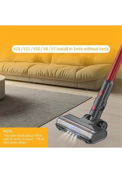 Dyson V7 V8 V10 V11 V15, LED Işık ile Roller Fırça Güç Kafası Değiştirme, Motorhead Pertwood Zemin Ekleri (Yurt Dışından) indirimleri