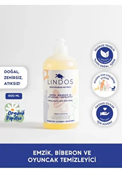 Emzik Biberon Temizleyici Silikon Malzeme ile Vegan ve Doğa Dostu Tekli