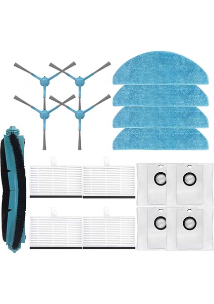 Cecotec Conga 7490 Ölümsüz / 8290 Ölümsüz / Kabum Smart 900 Vakum Süpürge Yedek Parçalar Fırça Paspas Filtre Parçası (Yurt Dışından)