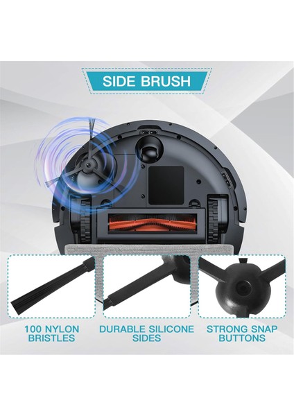 Honiture V8 Pro Için, Lubuelu L20 Robot Vakum Temel Süpürge Ana Yan Fırça Hepa Filtre Mop Bezi Yedek Parçalar (Yurt Dışından) fırsatları