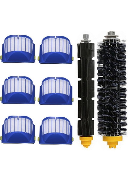 Irobot Roomba Için Yedek Parça Kiti 600 Serisi 610 620 625 630 650 660 Vakum Süpürge Ana Fırçaları Filtresi (Yurt Dışından)