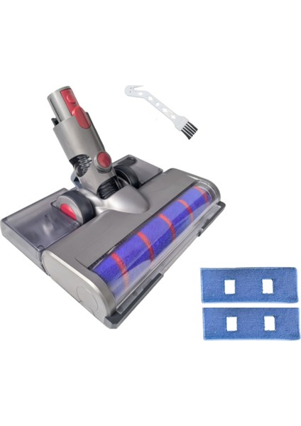 Dyson V15 V11 V10 V8 V8 V7 Vakum Eki Yumuşak Silindir Fırça Kafası Toz Algılama Işığı Su Deposu Mop Pedleri (Yurt Dışından)