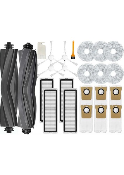 Dreame Bot L20 Ultra / X20 Pro Aksesuarları Robot Vakum Süpürge Parçaları Ana Yan Fırça Hepa Filtre Mop Rag (Yurt Dışından)