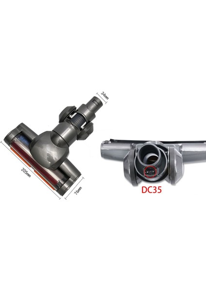 Vakum Elektrik Zemin Fırçası Dyson DC35 DC31 DC34 Vakum Süpürge Elektrik Zemin Fırçası Yedek Parçaları (Yurt Dışından) fiyatları