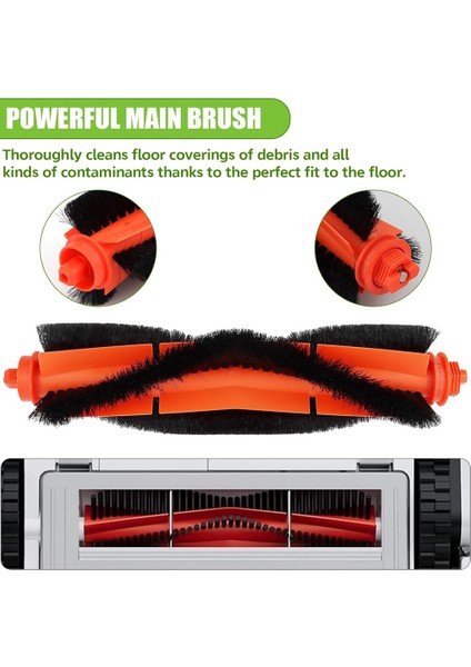Xiaomi Robot Vakum E10 E12 B112 Vakum Aksesuarları Ana Yan Fırça Hepa Filtre Mop Bezi Birincil Filtreler (Yurt Dışından) fırsatları