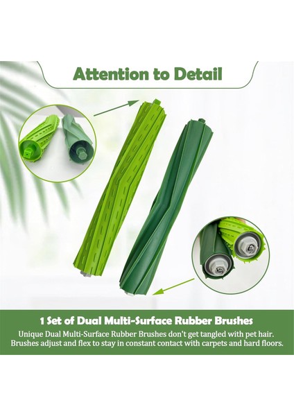 Irobot Roomba Combo Için Yedek Kit I5, I5+, J5, J5+ Ana Yan Fırça Hepa Filtre Mop Bez Yedek Parçalar (Yurt Dışından) fiyatları