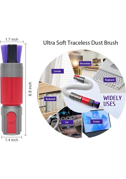Dyson V15 V12 V12 V11 V10 V7 V8 Fırça Araçları Uzatma Hortum Yatak Fırçası Araç (Yurt Dışından) modelleri