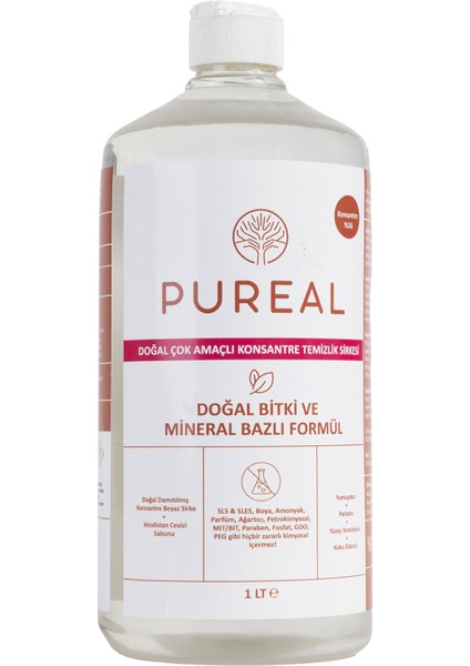 Doğal Konsantre Temizlik Sirkesi