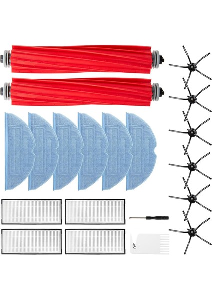 Roborock S7 S7 Plus S7 Maxv S7 Maxv Ultra S7 Pro Ultra Robot Vakum Süpürücü Ana Yan Fırça Hepa Filtreleri Mop Ceza (Yurt Dışından)