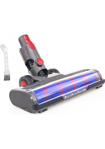 Dyson V7 V8 V8 V10 V11 V15 Kablosuz Çubuk Vakum Süpürge Yedek Zemin Fırçası Kafası Yumuşak Silindir Temizleyici Kafa (Yurt Dışından)