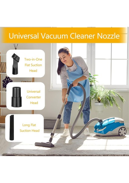 Vakum Süpürge Nozul Seti 32-35MM, Crevice Nozul Mobilya Fırçası ile Evrensel Vakum Süpürge Ek Fırçası (Yurt Dışından) modelleri