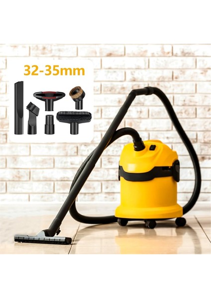 Vakum Süpürge Nozul Seti 32-35MM, Crevice Nozul Mobilya Fırçası ile Evrensel Vakum Süpürge Ek Fırçası (Yurt Dışından) fırsatları
