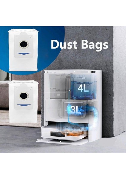 Ecovacs Için Aksesuar Kiti Deebot X2/x2 Omni/x2 PRO/DEX86 Robot Vakum Süpürge Ana Yan Fırça Filtresi Toz Torbası Mop (Yurt Dışından)