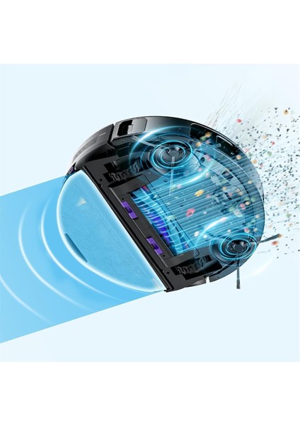 A8 / Eureka E10S / Eta Aurum Pro 624 Robotik Süpürme Makinesi Vakum Aksesuarları Ana Yan Fırça Filtre Paspas Ped (Yurt Dışından)